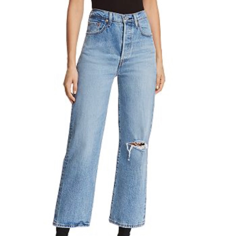 Levi’s Ribcage Straight Jeans in Haters Gonna Hate - Sz 31
